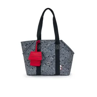 KIPLING x PEANUTS 丹寧圖騰手提側肩寵物包-ART M PET BAG