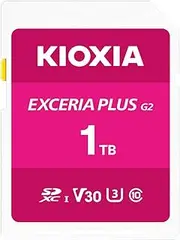 KIOXIA KLNPB001T Formerly Toshiba Memory SD Card, UHS-I U3, U3, V30, Class 10, SDXC, 100 MB/s Readable Speed, Made in Japan, Genuine Product
