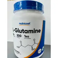 在飛比找蝦皮購物優惠-[Nutricost] L-Glutamine 左旋麩醯胺酸