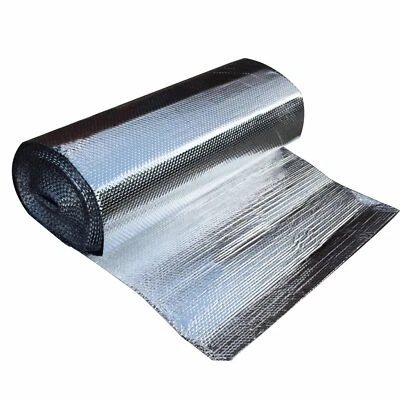 Heavy Duty Bubble Insulation 30SQM Double Foil Aluminium Roof Construction Van
