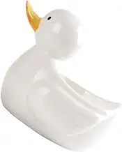 iplusmile 1Pc Adorable Duck Shaped Ceramic Snack Bowl Versatile Breakfast Dessert Serving Dish Premium Food Container for Fruits Nuts Chips Easy to Clean Stylish Design