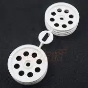 Tamiya 1/10 Wild One Front Wheel 2Pcs White RC Buggy, R/C Parts #19335013