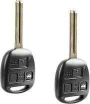 Key Fob fits ES300 SC300 SC400 Keyless Entry Remote 1998 1999 2000 2001 (HYQ1512V, 89785-50031) 2-Pack