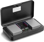 PS-BLS5 BLS50(2200mA) Camera Battery Multifunctional Charger Set (Including Two Batteries) Compatible with Olympus OM-5 OM-D E-M5 III E-M10 E-M10 III E-M10 IV E-PL8 E-PL9 E-PL10 Stylus 1 Camera