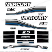 Fits Mercury 260hp Racing 2.5L Decal Kit - Custom Blue