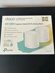 TP-Link Deco X20 White Dual Band AX1800 Whole Home Mesh Wi-Fi 6 System 2-Pack