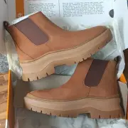 Size W 11 Timberland Women's Roxie Lane Mid Chelsea Boots RUST Utility Work