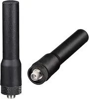 [Bingfu] Dual Band VHF UHF 136-174MHz 400-470MHz Handheld HT Walkie Talkie Ham Two Way Radio SMA Female Flexible Rubber Antenna (2-Pack) Compatible with Kenwood Baofeng BF-F8HP UV-5R UV-82 BF-888S