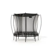 VULY Thunder 2 Medium 10ft Springless Trampoline with Enclosure - Round Kids Trampolines Bundle With Shade Cover
