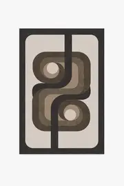120' x 185' | Machine Washable Runner Rug | Kid & Pet Friendly | Indoor Rug | Jonathan Adler Madrid Gunmetal Rug | Ruggable