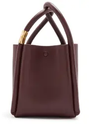 Boyy Lotus 14 Leather top Handle bag - Burgundy ONE SIZE