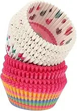 Pcs Paper Baking Muffin Cup Oil-Resistant Cupcake Container for Parties Birthdays Weddings