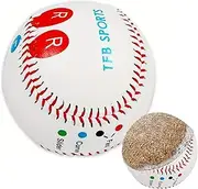 Bullet Ball Baseball - 9inch Pitch Training, Baseballs Training Gear | Ballgame with Color Coded Finger Placement Marks for Both Left and Right Handers, Helps Increase Pitch Velocity
