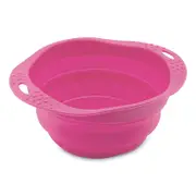 Beco Collapsible Travel Dog Bowl - Medium / Pink