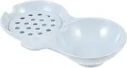 1pc Seasoning Dish Jewelry Tray Side Seasoning Dish Sauce Dishes Cookie Tray Wasabi Dish Appetizer Plates Ceramic Tray Dinner Serving Tray Seasoning Plate Round Melamine Blue (Color : Green, S (Color