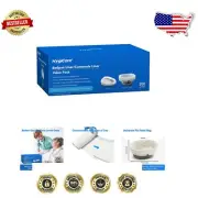 200 Count Sturdy Commode Liners - Pre-Separated, Unscented, Leakproof for Care