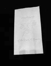 100 Wedding silver Doves white paper grease proof cake bag bride message cute