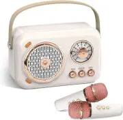 Portable Bluetooth Karaoke Speaker with Microphone Home Handheld Speaker Machine
