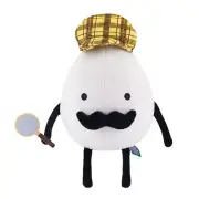 9.8 Inch Secret Staycation Detective Egg Plush Doll Game Character Stuffed Toy