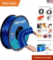 Flexible 3D Printing TPU Filament 1.75mm Blue, 95A - 1kg, Dimensional Accuracy