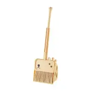 Mini Broom and Dustpan Set Kids Cleaning Set for Preschool Age 3-6 Toddlers