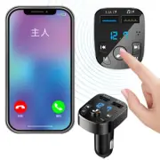 Bluetooth 5.0Car WirelessFM Transmitter Adapter 2USB PD Charger AUX Hands-Free