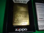 Year 2024 Brass Zippo Lighter ROLEX of Geneva Masterpiece Watch Craftsmanship