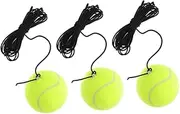 GANAZONO 3Pcs Lightweight Tennis Trainer Rebound Balls Portable Sports Training Tool for Beginners Durable Practice Equipment for Skill Development and Technique Improvement