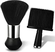 2 PCS Neck Duster Barber Brush to Remove Loose Hair, Professional Hair Cutting Brushes Soft Barber Brush Neck Duster for Brushing off Around Neckline and Ears After Haircut