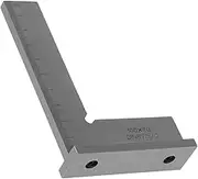 Yardenfun Construction Angle Measuring Tool Double Scale Square Ruler for Machinist Engineering