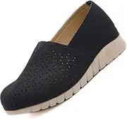 [XWCG] Women Hollow Closed Toe Sandals Flip Flops Wedges Sandals Summer Breathable Shoes Gladiator Shoes Comfortable Outdoor Platform Sandals,Black,US7/EU38