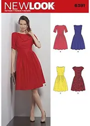 New Look Sewing Pattern 6391 Misses' Dresses