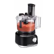 Food Processor Built-In Bowl Scraper 8-Cup 450W Chopper Slice Shred Fruit Veggie