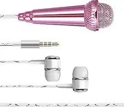 INOOMP Miniature Wired Microphone for Mobile Phones Portable Vocal Instrument Easy to Use for Ktv and Home Entertainment Durable Design