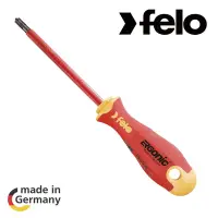 在飛比找Yahoo奇摩購物中心優惠-【FELO】絕緣超軟柄起子H2x100mm 配電盤專用(41