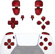 eXtremeRate Replacement Buttons Set for PS5 Controller BDM-030/040, DIY Replacement Knobs D-Pad L1L2 R1R2 Trigger Buttons Option/Share Button Action Buttons Replacement Part Accessories for PS5