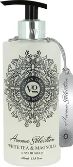 Vivian gray Creamy liquid soap Aroma Selection White Tea & Magnolia (Creamy Soap) 400 ml