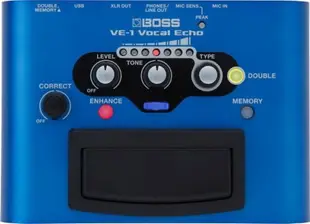 BOSS VE-1 Vocal Echo 主唱 人聲 效果器 VE-1[唐尼樂器] (10折)