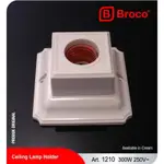 BROCO 方形天花板配件 CREAM 1210 BROCO 燈座