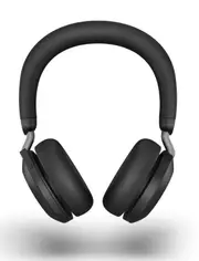 Jabra Evolve2 75 - USB-A Link380a UC Stereo Black, Advanced ANC, 30m Wireless Range, Dual Bluetooth Connectivity, 36 Hours Battery Life, Busylight