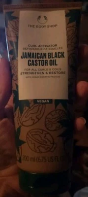 The Body Shop Jamaican Black Castor Oil Curl Activator 200ml/6.75oz.