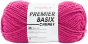 Premier Basix Chunky Yarn-Magenta 1145-21