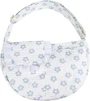 Puppy Carrier Purse - Breathable Dog Sling Carrier | Cat Carrier Pouch with Adjustable Shoulder Strap | Soft Portable Tote Lightweight Breathable Transport Travel Supplies for Outdoor Walking Outing