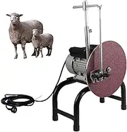 Electric Sheep Clipper Blade Sharpener Goat Sheep Shearing Clipper Goat Shears Scissors with 26cm Diameter Thick Aluminum Grinding Disc for Sheep Cattle Farm