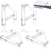 4 Pcs Stands for PS5 Slim Horizontal Stand PS5 Slim Disc Horizontal Placement Bracket Holder Compatible with Sony PlayStation 5 Disc Edition Accessories (Transparent)