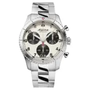 Alpina Startimer Pilot Quartz Chronograph Big Date Men's Watch AL-372WB4S26B