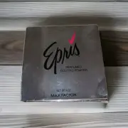 Vintage Max Factor Epris Perfumed Dusting Powder USA New Opened Box Luxury