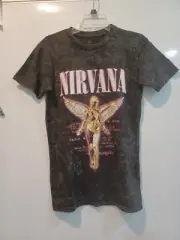 NWT Nirvana In Utero Black Graphic Tshirt