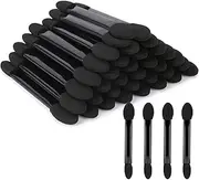 100 Pieces Double Sided Disposable Eyeshadow Applicator Eyeshadow Sponge Brush Makeup Tools Double Sided Eyeshadow Brush for Women and Girls for Applying Eyeshadow and Makeup