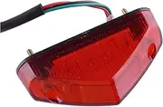 Turn Signal Indicator 12V Universal Motorcycle Bike 12LED Tail Light Rear Stop Brake Running Lamp Red